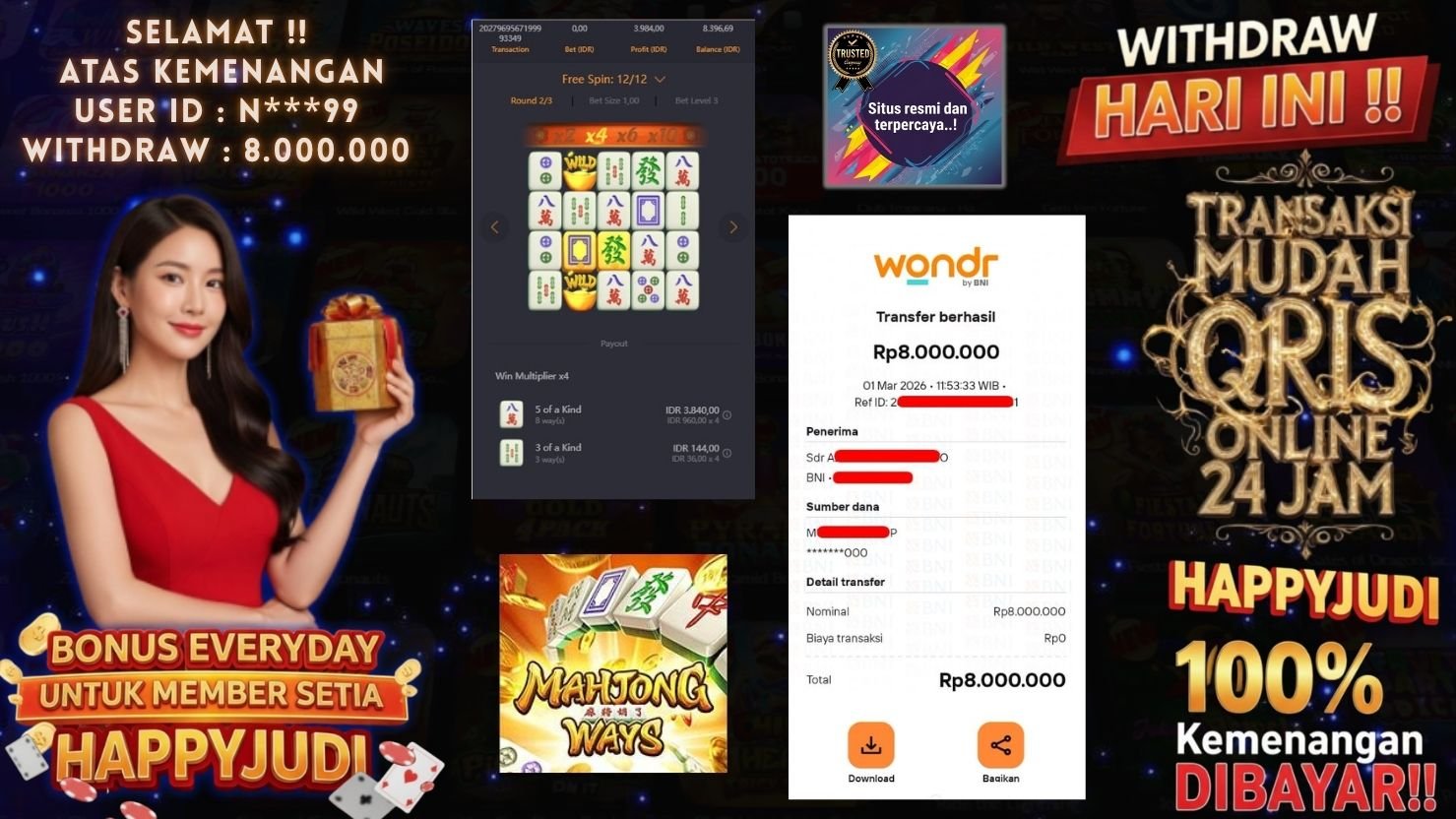 HAPPYJUDI JACKPOT SLOT MAHJONG WAYS